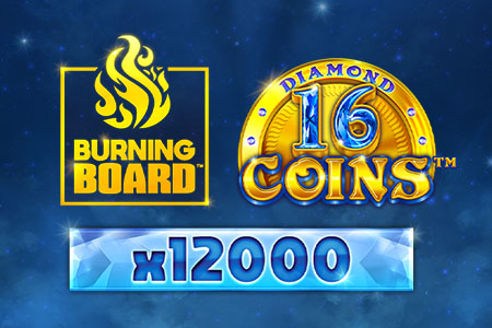 16 Coins Diamond Burning Board