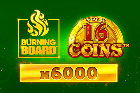 16 Coins Gold Burning Board Scratchcard